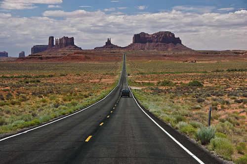 Monument Valley vista dalla strada