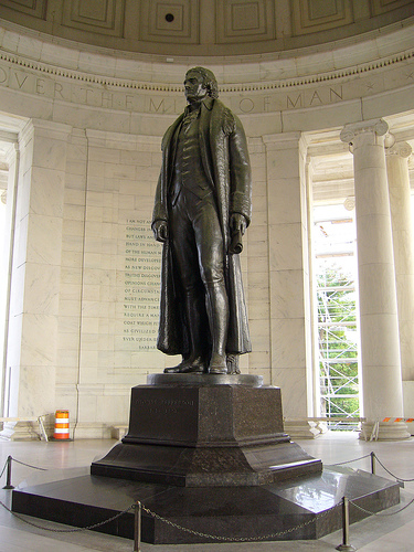 Statua in bronzo di Thomas Jefferson