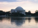 Riflessi della sera sul Jefferson Memorial