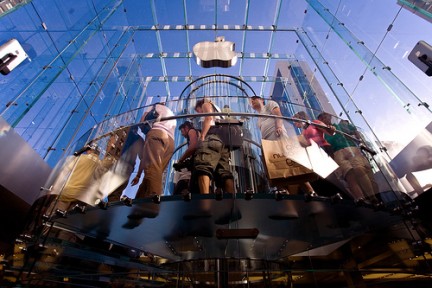 L'ascensore dell'Apple Retail Store - 5th avenue