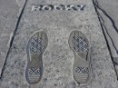 Impronta delle scarpe di  Rocky Balboa al Philadelphia Museum of Art