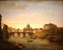 View of Rome from the Tiber - opera del 1775 di William Marlow - Philadelphia Museum of Art