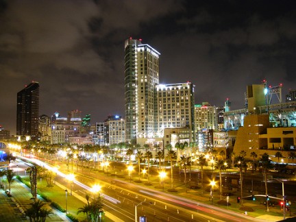 San Diego e le luci della notte