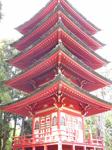 Panorama di una Pagoda - Japanese Tea Garden