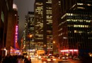 Notte di luci in Times Square